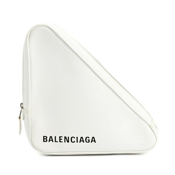 Balenciaga triangle clutch bag white - Picture 1 of 7